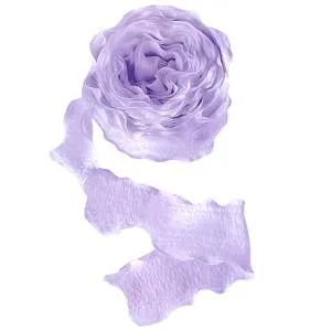 Лента тканевая Нежная волна 4 см.*9,14 м. Сиреневая / 6233862