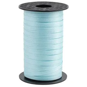 Лента 5 мм*100 м глиттер голубой /6233101