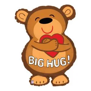 Мишка с сердцем в обьятиях /1207-6671 Betallik