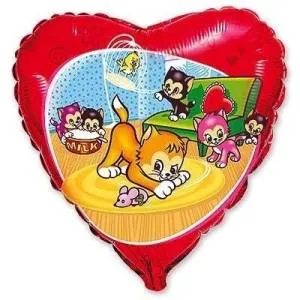 18" Веселые котята (Flexmetall)/ 1202-0417