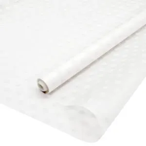 Упак.пленка "Точки" белая матовая 0,7*8,6 м/52906