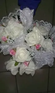 Букет для невесты тройной