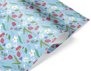 Уп. бумага "Любимые цветы" 0,7*1м (10 листов) / 2050808