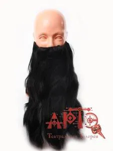 Комплект борода и усы "Затворник" 40 см 