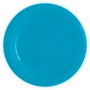 Тарелки пластиковые 23 см "Делюкс" Карибы/10 шт (Колумбия)