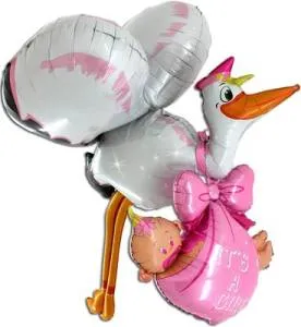 Г/Аист и малыш девочка-мальчик