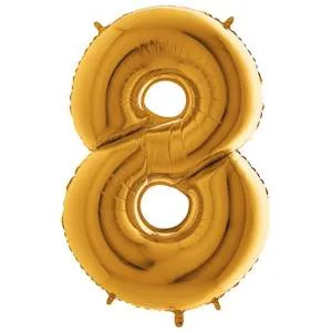 Цифра "8" - золото/MD