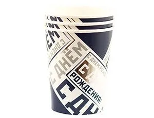 Стакан "Мужсой стиль" 250 мл 6 шт./1502-4517