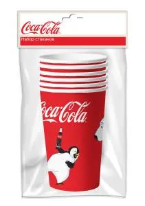 Стакан Coca-Cola Мишки,красный 330мл / 6 шт. 297472