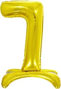 32" Цифра на подставке "7" золото/ Китай 132017