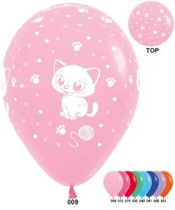 Животные, 12" пастель (Колумбия) 100 шт. и 50 шт.