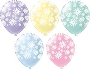 12" Ромашки, 1 дизайн 25 шт (Тайланд) / ч53092