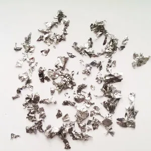 Конфетти для шаров "Мелкая крошка"фольга,серебро d=2-4мм., 100 гр.