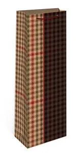 Пакет подарочный 12*36*8,5 см. под бутылку / 0398.690