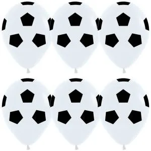 12" Футбольный мяч, белый пастель (Китай / 25 шт 613011
