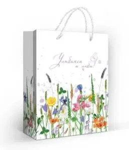 Пакет подарочный (М) 23*18 см / 10000216