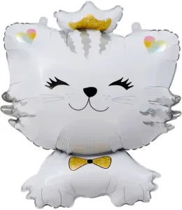28" Котенок Принцесса, белый / Китай 23315/1204-5465