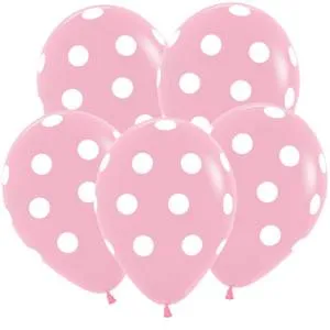 Большие кружки, Розовый пастель 12" (Колумбия)