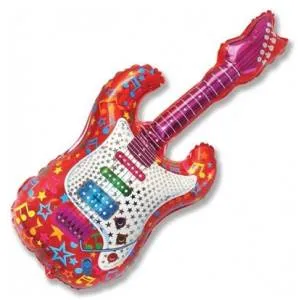 МИНИ Гитара малиновая