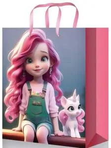 Пакет подарочный L/ПКП-0367 26,4*32,7*8 см 