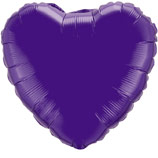 Сердце фиолетовое 18" 1204-0087