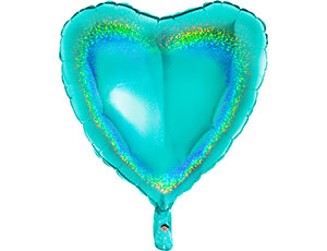 18" Сердце Блеск Тиффани (Grabo)/1205-0142