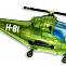 МИНИ Вертолет зеленый 1206-0350