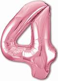 Цифра 4 - 40" Slim Розовый Фламинго (Россия) / 755389