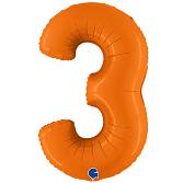Цифра "3" -  Оранжевая пастель /Grabo 1207-5384