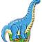МИНИ Динозавр голубой 1206-0112