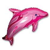 Дельфин розовый /Flexmetal 1207-0455