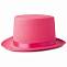 Шляпа "Цилиндр" ярко-розовая, фетр /6231793