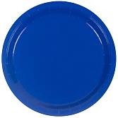 Тарелка синяя 23 см. 6 шт. 1502-6086