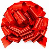 Бант металлик Красный 36 см / 661024          