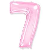 Цифра "7" -  розовая в упак/ Flexmetal 1207-4768