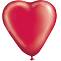 Сердце 10"  кристалл красное (ит) 1105-0014