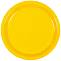 Тарелка желтая 23 см. 6 шт. 1502-6070