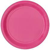 Тарелка ярко-розовая 23 см. 6 шт. 1502-6196