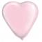 Сердце 16" Розовое пастель /1105-0164