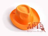 Шляпа с лентой оранжевая UU-1843-4