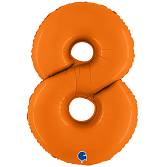 Цифра "8" -  Оранжевая пастель /Grabo 1207-5389               