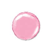 Круг розовый пастель 18" 1204-0556