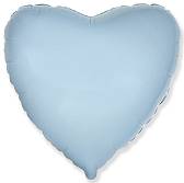 Сердце 9" Голубое пастель/202500АВ