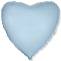 Сердце 9" Голубое пастель/202500АВ
