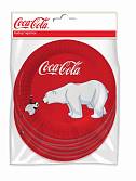Тарелка  "Coca-cola Мишки,Красный "  23 см 6 шт / 297473