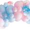 Гирлянда Конфетти голубой/розовый макарунс из воздушных шаров, 44 шт. в уп./6233268