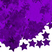 Конфетти фольга Звезды, Фиолетовый металл 1,5см 50 гр./6015270