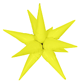 3d Звезда составная 26" Светло-желтый макарунс/ 23566