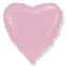 Сердце 9" Розовое пастель/202500RS