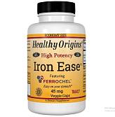 Iron Ease 45 mg, 90 капс, Healthy Origins